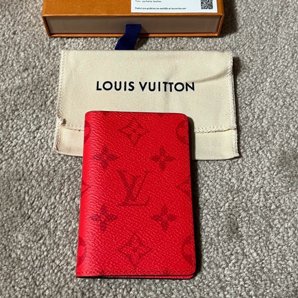 Louis Vuitton Red Pocket Organizer